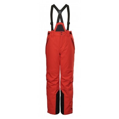 Killtec Winter-Skihose KSW 79 (wasserdicht, atmungsaktiv, PFC-frei, Schneefang, Kantenschutz) rot Kinder