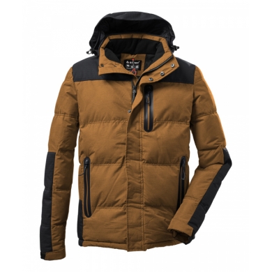 Killtec Winter-Steppjacke Kow 152 (abnehmbare Kapuze, wasser-windabweisend) currygelb Herren