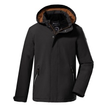 Killtec Winterjacke Kow 206 Daunenoptik mit Kapuze (wind- und wasserdicht, atmungsaktiv, PFC-frei) schwarz Kinder