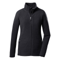 Killtec Fleecejacke FLC (Stehkragen, warm, weich) schwarz/melange Damen