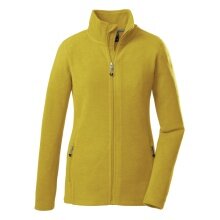 Killtec Fleecejacke FLC (Stehkragen, warm, weich) gelb Damen