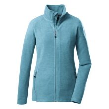 Killtec Fleecejacke FLC (Stehkragen, warm, weich) türkisblau Damen