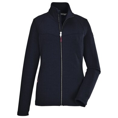 Killtec Powerstretchjacke mit Stehkragen (als Überzieher oder Midlayer geeignet) navyblau Damen