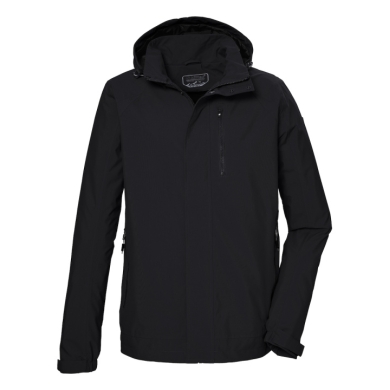 Killtec Funktionsjacke KOS 52 mit Kapuze (wassericht, winddicht) schwarz Herren