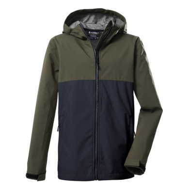 Killtec Softshelljacke KOS 219 (Kapuze, wind- und wasserabweisend) dunkelolivgrün Jungen