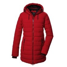 Killtec Winter-Steppparka KOW 55 QLTD Parka mit Kapuze (atmungsaktiv, winddicht, wasserabweisend) rot Damen