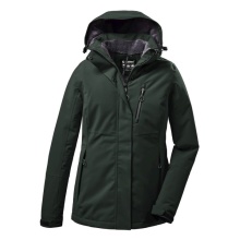 Killtec Winterjacke KOW 140 mit Kapuze (wasser- und winddicht) dunkelgrün Damen