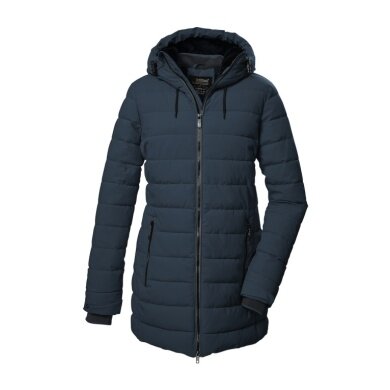 Killtec Winter-Steppparka KOW 55 QLTD Parka mit Kapuze (atmungsaktiv, winddicht, wasserabweisend) petrolblau Damen