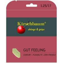 Besaitung mit Tennissaite Kirschbaum Gut Feeling (Armschonung+Touch) natur