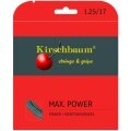 Kirschbaum Tennissaite Max Power (Haltbarkeit+Power) anthrazit 12m Set