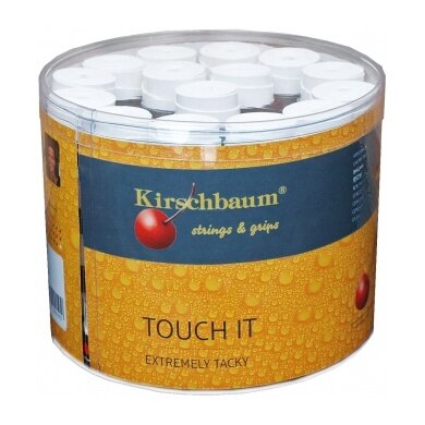 Kirschbaum Overgrip Touch it 0.5mm (extreme Griffigkeit) weiss 60er Box