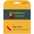 Kirschbaum Tennissaite Pro Line No. II (Haltbarkeit+Kontrolle) rot 12m Set