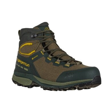 La Sportiva Wanderschuhe TX Hike Mid GTX (Fast-Hiking, wasserdicht) charcoal/moss Herren