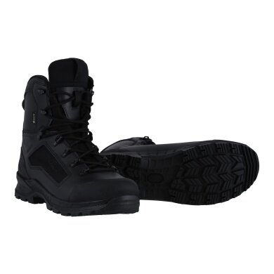 Lowa Military-Stiefel Arbeitsschuhe Breacher GTX Mid (Glattleder, wasserdicht) schwarz Herren