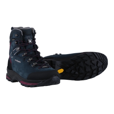 Lowa Wanderschuhe Mauria Evo GTX (Nubukleder) navyblau/beere Damen