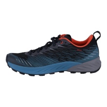 Lowa Trail-Laufschuhe Amplux (Synthetik, Leichtigkeit) stahlblau/flame Herren