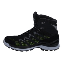 Lowa Wander-Travelschuhe Innox Pro Mid GTX (All-Terrain, Synthetik/Textil, wasserdicht) schwarz/limone Herren