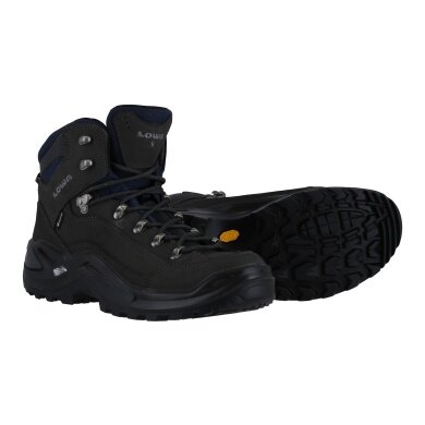 Lowa Wanderschuhe Renegade S Mid GTX (All-Terrain, wasserdicht, schmal) dunkelgrau Herren