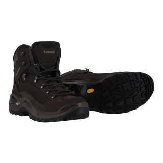 Lowa Wanderschuhe Renegade Mid GTX (All-Terrain, Nubukleder, wasserdicht) schieferbraun Herren