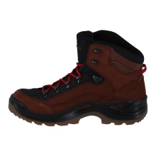 Lowa Wanderschuhe Renegade Mid GTX (All-Terrain, Nubukleder, wasserdicht) mahagonibraun/rot Herren