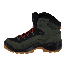 Lowa Wanderschuhe Renegade Mid GTX (All-Terrain, Nubukleder, wasserdicht) forestgrün/orange Herren