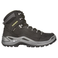 Lowa Wanderschuhe Renegade Mid GTX (All-Terrain, Nubukleder, wasserdicht) schwarz/olive Herren