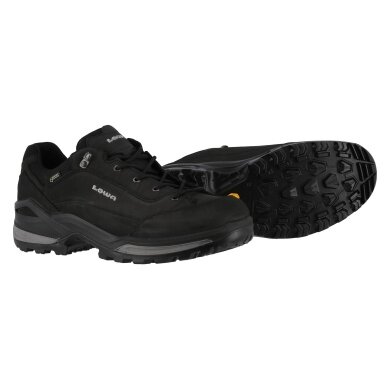 Lowa Wanderschuhe Renegade Low GTX (All-Terrain, wasserdicht) schwarz Herren