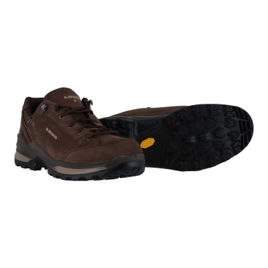 Lowa Wanderschuhe Renegade Low S GTX (All-Terrain, wasserdicht, schmal) espressobraun/beige Herren