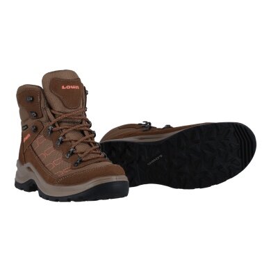 Lowa Wanderschuhe Taurus Pro Mid GTX (All-Terrain, Veloursleder, wasserdicht) taupebraun Damen