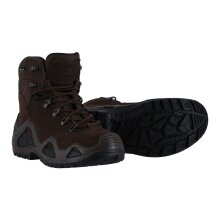 Lowa Military-Stiefel Arbeitsschuhe Z-6S GTX (Veloursleder, wasserdicht) dunkelbraun Damen