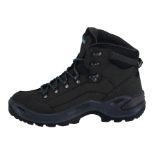 Lowa Wanderschuhe Renegade Mid S GTX (All-Terrain, wasserdicht, schmal) asphalt/türkis Damen