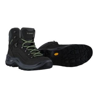 Lowa Wanderschuhe Renegade Mid GTX (All-Terrain, Nubukleder, wasserdicht) graphitgrau/jade Damen