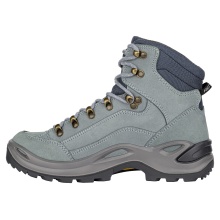 Lowa Wanderschuhe Renegade Mid GTX (All-Terrain, Nubukleder, wasserdicht) eisblau/lachs Damen