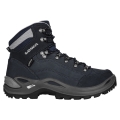 Lowa Wanderschuhe Renegade Mid GTX (All-Terrain, Nubukleder, wasserdicht) navyblau/grau Damen