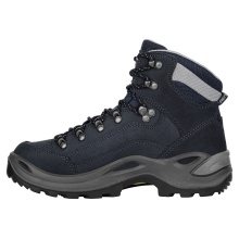 Lowa Wanderschuhe Renegade Mid GTX (All-Terrain, Nubukleder, wasserdicht) navyblau/grau Damen