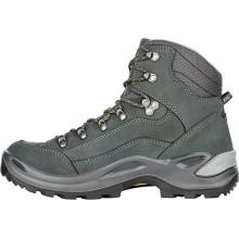 Lowa Wanderschuhe Renegade Mid GTX (All-Terrain, Nubukleder, wasserdicht) anthrazitgrau/mandarine Damen