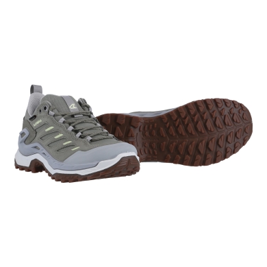 Lowa Wanderschuhe Innovo Low GTX (All-Terrain, Veloursleder/Textil, wasserdicht) seegrasgrün Damen