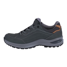 Lowa Wanderschuhe Renegade EVO Lo GTX (All-Terrain, Nubukleder, wasserdicht) graphitgrau/aprikose Damen