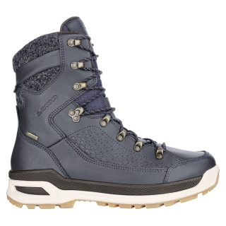 Lowa Winter-Wanderschuhe Renegade Evo Ice GTX (Glattleder, wasserdicht) navyblau/honig Herren