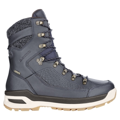 Lowa Winter-Wanderschuhe Renegade Evo Ice GTX (Glattleder, wasserdicht) navyblau/honig Herren