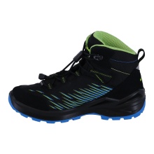 Lowa Wanderschuhe Zirrox GTX MID Junior (Multifunktion, wasserdicht) schwarz/limegrün Kinder