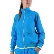 Limited Sports Trainingsjacke Vichy blau Damen