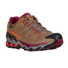 La Sportiva Trail-Wanderschuhe Ultra Raptor II Leather Wide GTX (Nubukleder, wasserdicht) braun/plum Damen