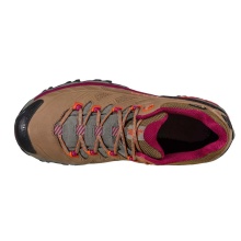 La Sportiva Trail-Wanderschuhe Ultra Raptor II Leather Wide GTX (Nubukleder, wasserdicht) braun/plum Damen