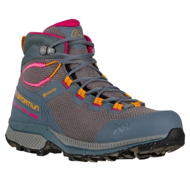 La Sportiva Wanderschuhe TX Hike Mid GTX (Fast-Hiking, wasserdicht) slategrau/sorbet Damen