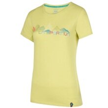 La Sportiva Wander-/Freizeit Shirt Peaks (Baumwolle) gelb Damen