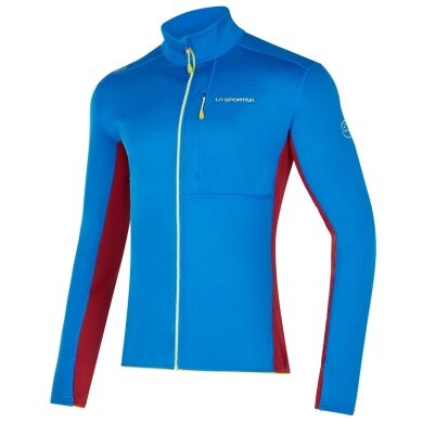 La Sportiva Fleecejacke Chill Jkt (Thermojacke, leicht, bequem) blau/rot Herren