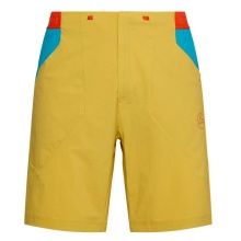 La Sportiva Wanderhose Guard Short (elastischer Bund mit Kordelzug) kurz gelb/blau Herren