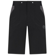 La Sportiva Wanderhose Guard Short (elastischer Bund mit Kordelzug) kurz schwarz/carbongrau Herren