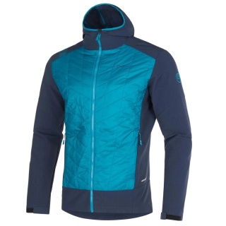 La Sportiva Hybrid-Kapuzenjacke Kap (für Skitouren) blau Herren